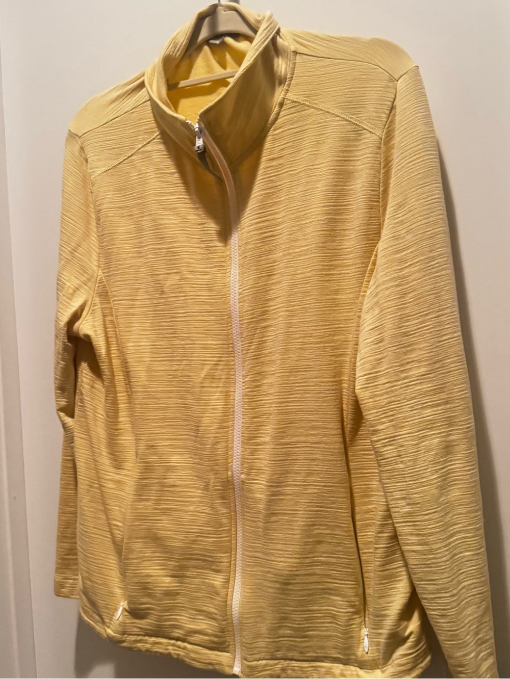 T by Talbots Women's Lightweight Full-Zip Jacket - Yellow